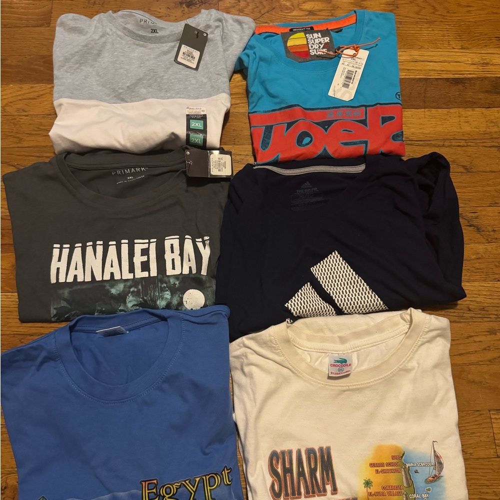 Lot of 6 Tees